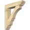 Ekena Millwork Balboa Slat Rough Sawn Bracket w/ Offset Brace, Douglas Fir, 8"W x 34"D x 38"H BKT0806X34X38BOA06RDF - alternate 1